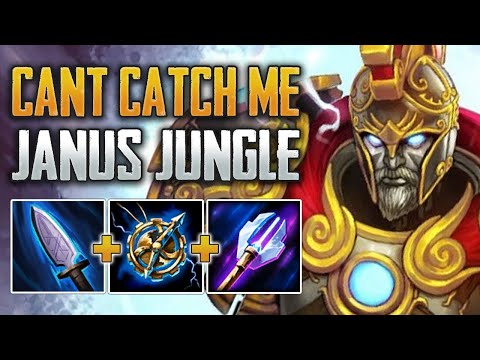 CAN'T CATCH ME! Janus Jungle Gameplay (SMITE Conquest)
