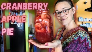 Apple Cranberry Pie Filling | Canning & TASTE TEST | Hamakua Homestead