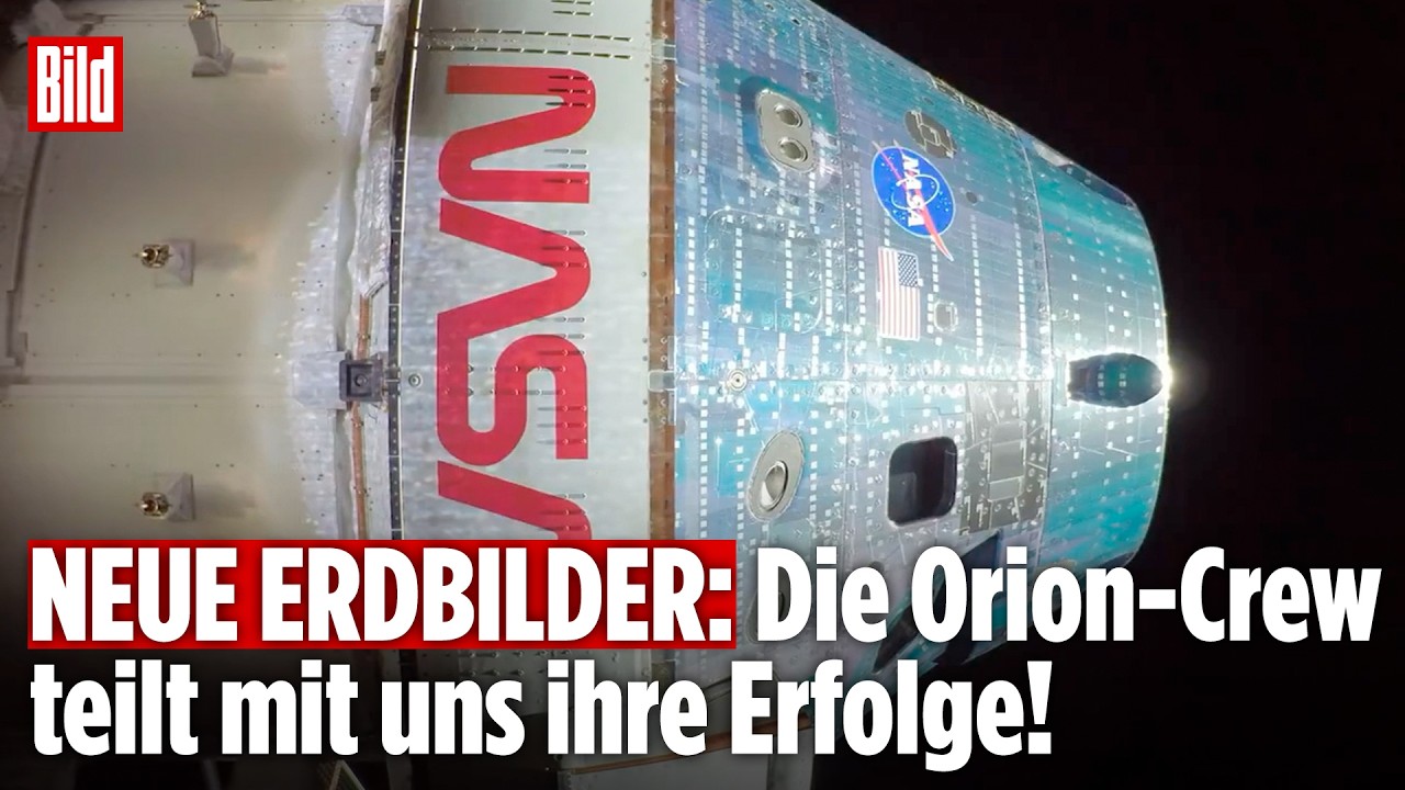 Artemis II - Orion auf dem Weg zum Mond: Die Crew teilt spektakuläre neue Erdbilder!