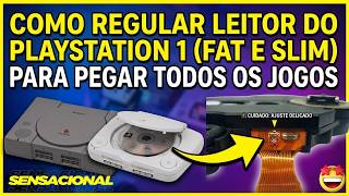 PlayStation 1 Não Lê Disco? regulagem do leitor Faça Isso e Resolva