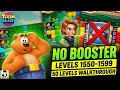 TOON BLAST Level 1550 1599 NO BOOSTER F2P Guide 50 Levels Walkthrough ️ STUCK Solution Gameplay
