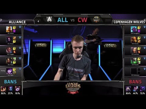 Alliance vs Copenhagen Wolves | S4 EU LCS Summer 2014 Week 5 Day 2 London | ALL vs CW W5D2 Wembley