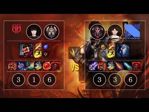 SB OnFleek Graves vs DRX Pyosik Kindred Jungle - KR Patch 10.13