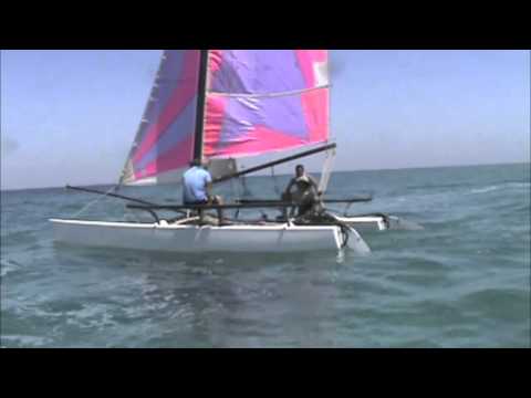 Topper Magno, Hobie Cat 21, WindKart sailing on the Red Sea, Egypt