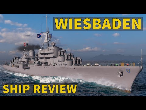 Wiesbaden - New T8 German Light Cruiser | World of Warships