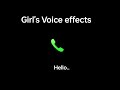 Hello Good Morning Cutee Girl Voice Effect FABULOUSVOICES Girlvoiceprank