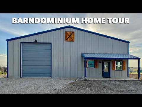 1250 sqft COMPLETED BARNDOMINIUM HOME | EMPTY HOUSE TOUR | Texas Best Construction
