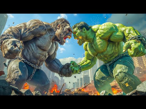 KING KONG VS HULK EPIC BATTLE! : The confrontation begins on a military cargo plane !