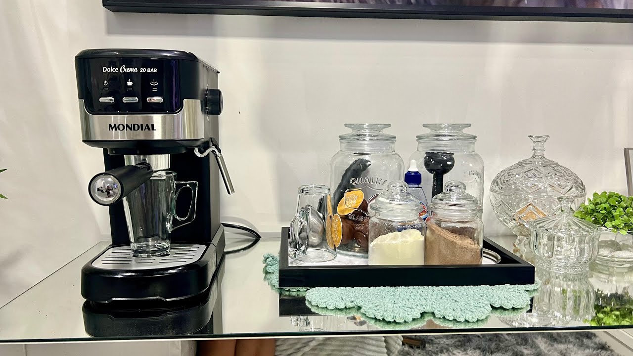 Cafeteira  dolce crema 20 bar mondial
