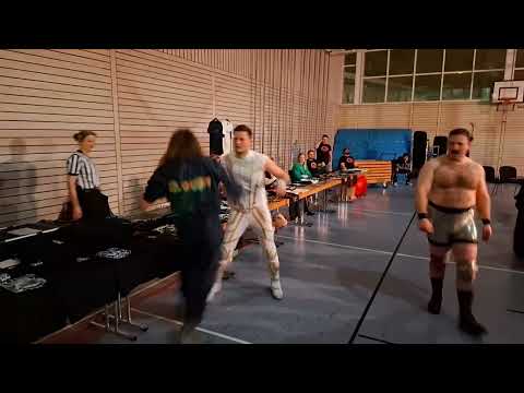 EWS Wrestling Dachau 2026 EWS Title - Falls Count Anywhere: Damian Brooks vs Kevin Kaiden vs Corey 