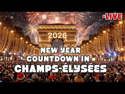 [🇫🇷Paris Live] 2026 New Year Countdown in Champs-Élysées Live Streaming 31/December/2025