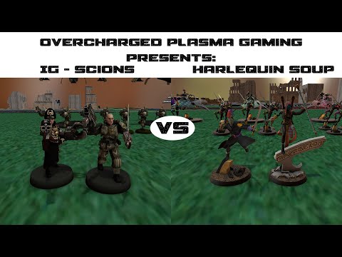 Imperial Guard Scions vs Harlequin Soup | 40k Competitive Battle Report | 2000 point ITC Mission 3