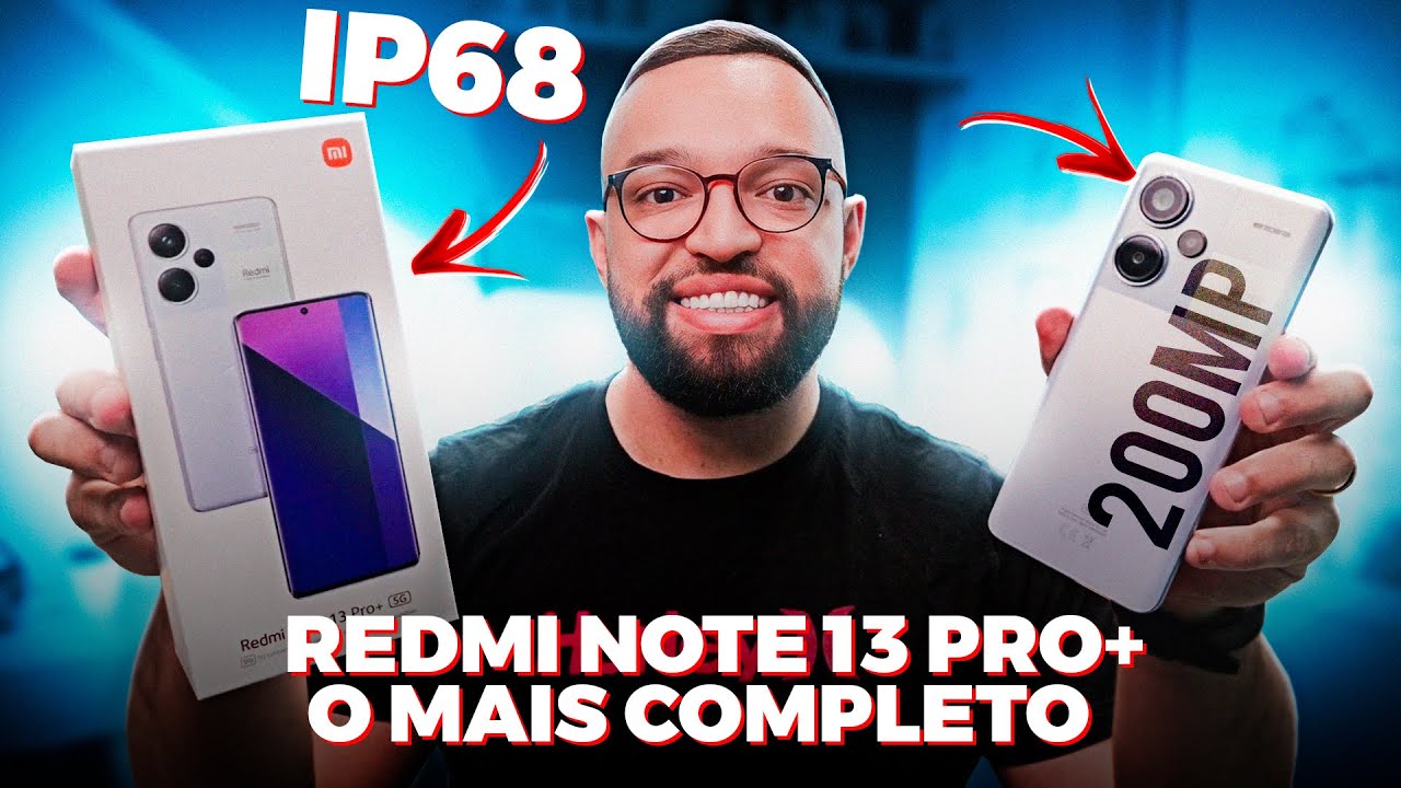 REDMI NOTE 13 PRO+ é o XIAOMI mais COMPLETO que eu já testei! *IP68 e 200MP CÂMERA*