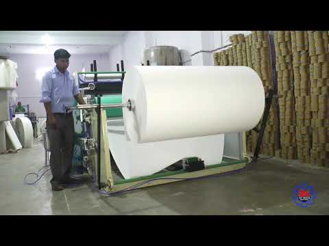 Tissue Paper Roll Making Machine