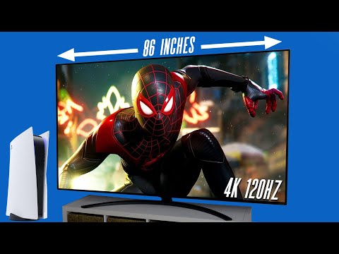 MY 86" Gaming TV Setup - BIG LG Nanocell 120hz TV (Playstation 5 & Xbox Series X)