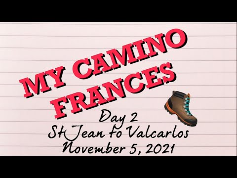 Camino Frances in Winter, Day 2 St Jean to Valcarlos
