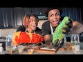 HOT CHEETO BLUE TAKIS DEEP FRIED CHIPOTLE BURRITOS