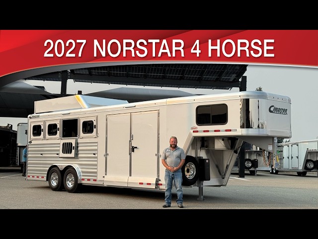 Preview image of 2027 Cimarron Norstar 4 Horse With Side Tack youtube video