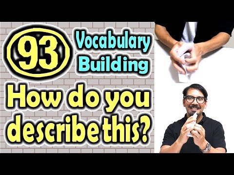 How do you describe this?(93) (Vocabulary Building) [ ForB English Lesson ]