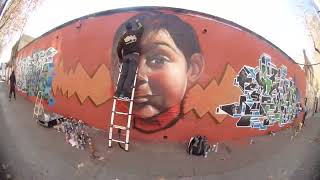 Graffitis de Pako , Dam y Berok en Selva de Mar , Barcelona
