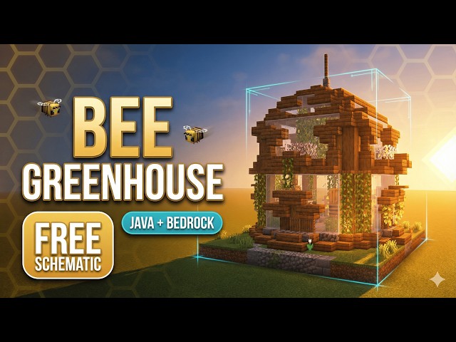 Bee Garden Java Minecraft Bee Green House Garden Minecraft Map