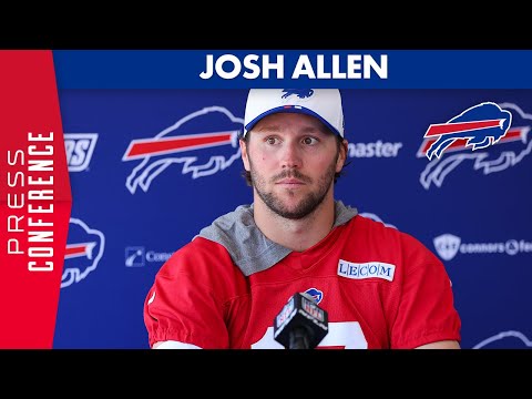 Josh Allen Press Conference After The First Day Of Training Camp! | Buffalo Bills