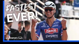 Mathieu van der Poel vince la Parigi-Roubaix più veloce di sempre