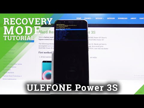 ULEFONE Power 3S RECOVERY MODE