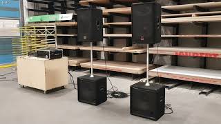 Video thumbnail for Wharfedale Pro EVP-X15 Speaker PA Test BIRD Electronics Sparrow Series | Peavey PV 2600 Samson S1000 by RDG