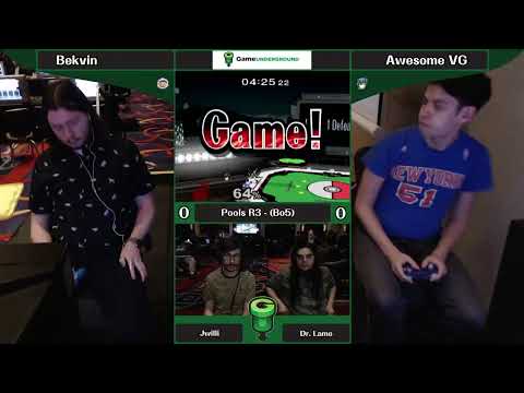 CT GamerCon 6 SSBM - Bekvin (Ice Climbers) vs. Awesome Video Games (Marth) - Melee WR4