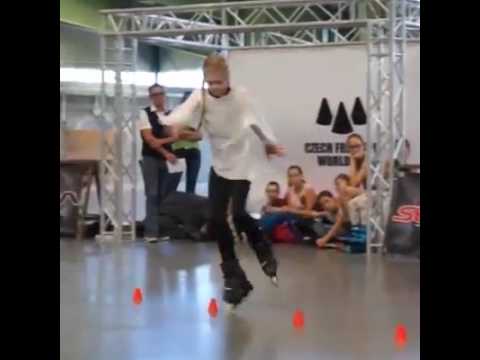 Most Amazing Freestyle Slalom Skating! Bogdanova Sofia