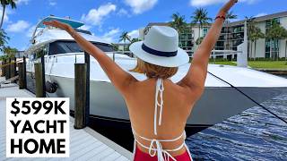 5 CABINS + 6 HEADS 🤯 $599K 1994 Lazzara 76' Affordable Liveaboard Yacht Tour