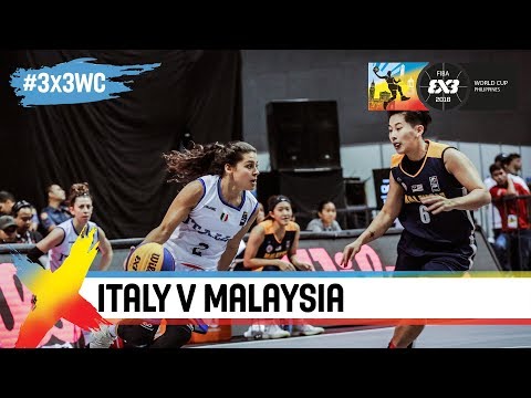Italy v Malaysia | Women's Full Game | FIBA 3x3 World Cup 2018