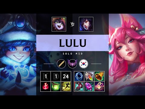 Lulu Mid vs Ahri - KR Master Patch 25.S1.3