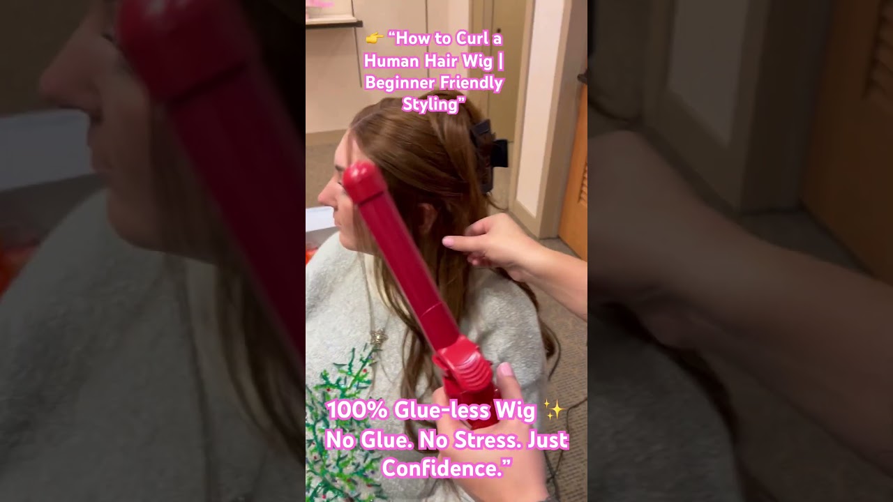 How To Curl a Glueless Lace Wig