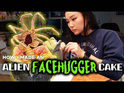 Making An Alien Facehugger Cake | The Hatching Ovomorph
