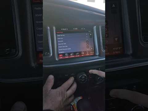How to access Uconnect dealer mode. #shorts