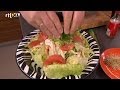 Salade met ceviche van schol - KOFFIETIJD