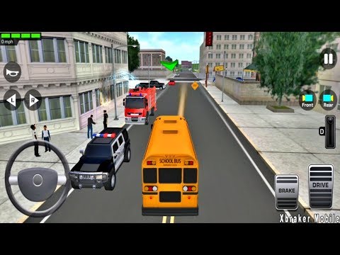 Super High School Bus Driving Simulator 3D - Bus Driving - Android Gameplay FHD