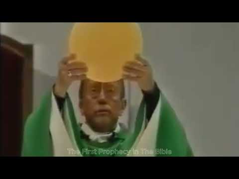 The Body of Christ levitating during a Holy Mass in Lourdes, France!