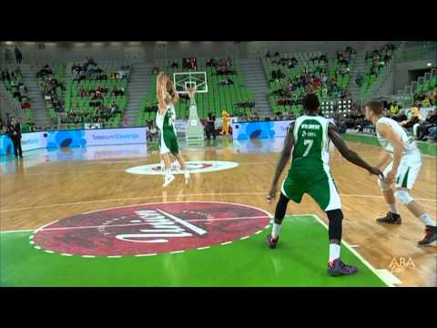 ABA Liga 2014/15, Round 26 highlights: Union Olimpija - Krka (21.3.2015)