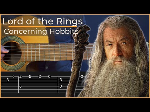 Concerning Hobbits - Lord of the Rings (Simple Guitar Tab)