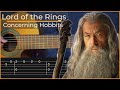 Concerning Hobbits - Lord of the Rings (Simple Guitar Tab)