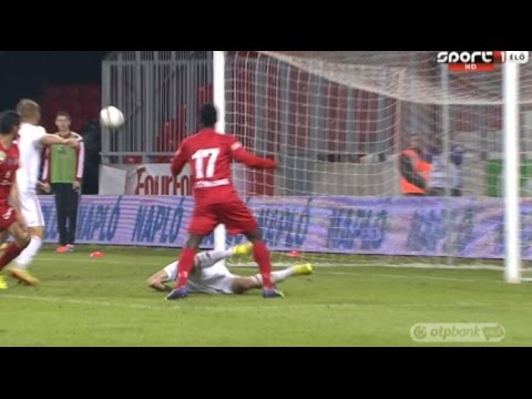 Máté Péter gólja a DVSC-Teva - Dunaújváros mérkőzésen