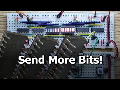 4-bit Counter to 16-bit Address Register with 74LS163's