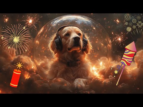 Braunes Rauschen für Hunde gegen Silvester-Feuerwerk und Gewitter (8-Stunden-Version)