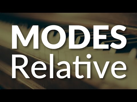 Modes Of The Major Scale - Relative Modes