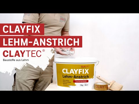 CLAYTEC Anwendungsvideo: CLAYFIX Lehm-Anstrich