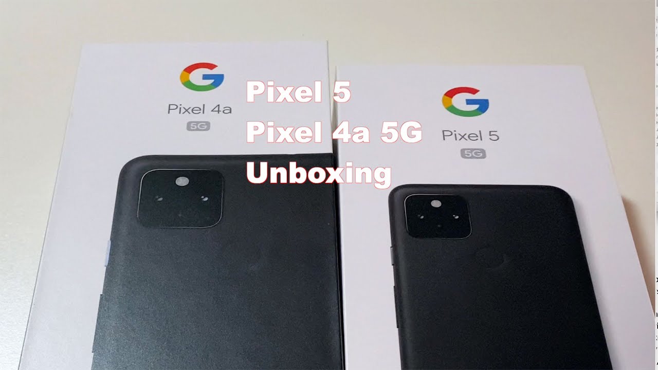 Google Pixel 5:Google Pixel 4a 5G Unboxing