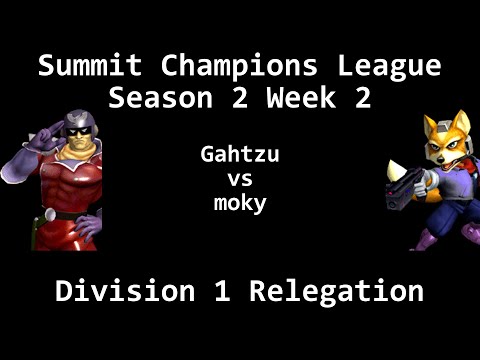 SCL2.2 - Gahtzu (Captain Falcon) vs moky (Fox) - Division 1 Relegation